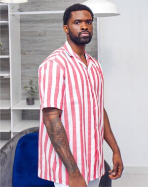 Mirdif big-buttons stripes